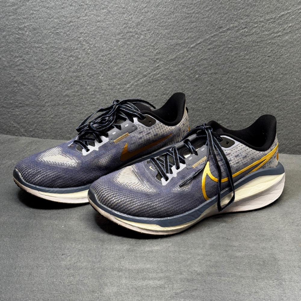 Nike ZoomX Vomero 17 Women's Running Shoes Blue Gold FB8502-400 Size 9